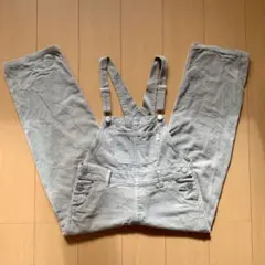 レピピアルマリオ　グレー コーデュロイ サロペット　Mサイズ