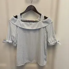 earth music&ecology オフショルダーシャツ