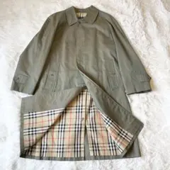 Burberrys Khaki Trench Coat Nova Check Lのサムネイル