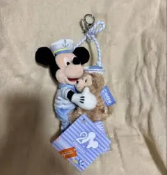 【香港ディズニー限定】ダッフィー＆ミッキー キーホルダー