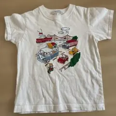 familiar ファミリア 半袖Tシャツ クマ柄