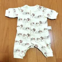 ユニクロ プーさん キルト カバーオール 60