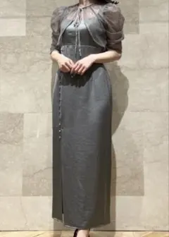 【SNIDEL】レースボレロレイヤードワンピース（0サイズ）