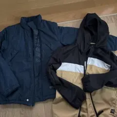 BeBe MIRAGES ネイビー ジャケット、ユニクロパーカー