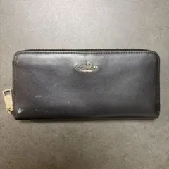 COACH ブラックレザー 長財布