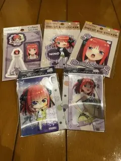 五等分の花嫁　ごと嫁　中野二乃　ニ乃　ステッカー　マグネットシート