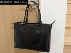 【未使用】MARGARET HOWELL idea トートバッグ ブラックレザー