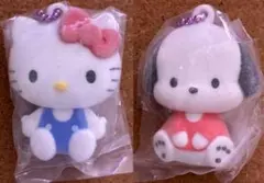 ふわわフロッキーマスコット　キティ　ポチャッコ