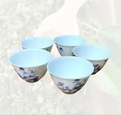 小ぶり　湯呑み　5客セット