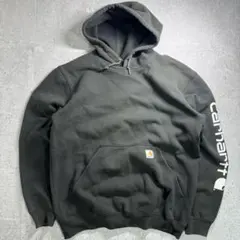 【人気】carhartt 00s パーカー フーディー プルオーバー ブラック
