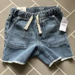 【新品・未使用】GAP デニム　ショートパンツ　90 18-24M
