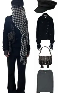 2000s archive Asymmetrical coat sullのサムネイル