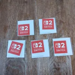 Switch2　ステッカーシール　非売品　5枚セット