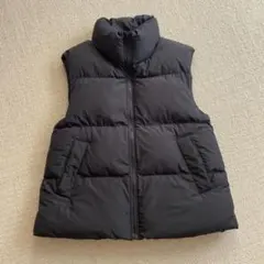 GUダウンベスト　レディースS ブラック