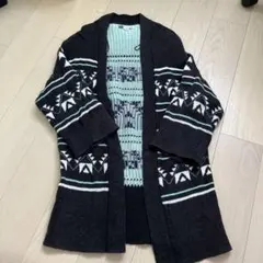 ロキシー　カーディガン　ロングカーデ