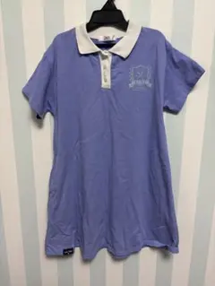 ALGY 薄紫 ポロシャツ 半袖 ワンピース