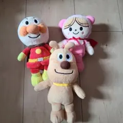 アンパンマン　あかちゃんまん　チーズ　ぬいぐるみセット　プリちぃビーンズ