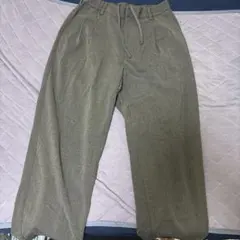 GU キャロットパンツ　グレー　M