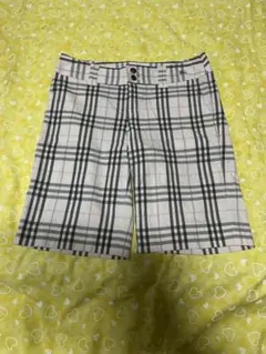 バーバリー　ブルーレーベル　ハーフパンツ　ズボン　チェック　38