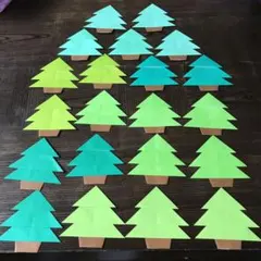 みゆりん様専用折り紙クリスマスツリー30個セット