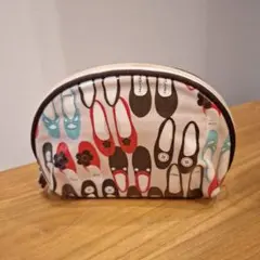 MARY QUANT ポーチ シューズ柄　マリクワ