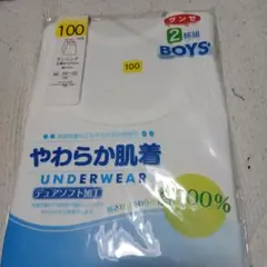 新品　男の子用タンクトップ　2枚組 100cm 綿100%