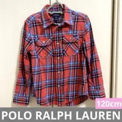 ポロ ラルフローレン 長袖チェックシャツ　120cm