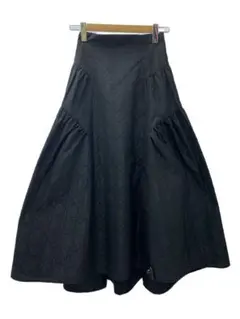 タグ付未使用　フレイアイディー ダイヤキルティングジャガード フレアスカート　黒 FRAY I.D（フレイアイディー）の「ダイヤキルティングジャガードフレア