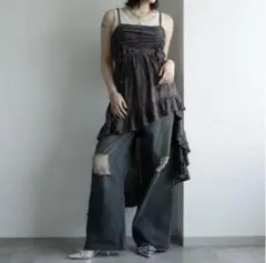 ドロストフリルキャミチュニック(タグ付き)