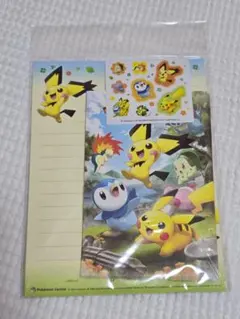 ぽ*︎様 ポケモン レターセット　シール付き