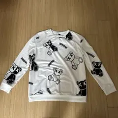 MANFINITY クマプリント スウェット L