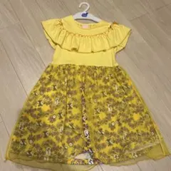 120-130 BABYDOLL 美女と野獣 ワンピース 半袖のサムネイル