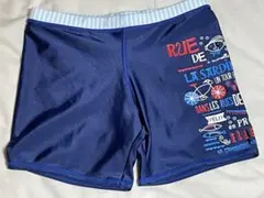 【匿名配送】ELLE 子供用　ネイビー　水着 おしゃれなデザイン　130