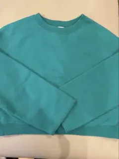 moussy マウジー ショート丈 クロップド丈 裏起毛 トレーナー