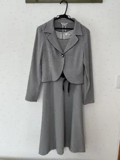 セットアップ ワンピース フォーマル　　　　　　　　　　　　グレー系　９号