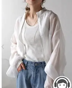 新品 ボンジュール サガンシアーショートブルゾン