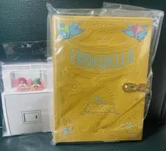 ディズニー　シンデレラ ノートブック　ジャック　ガス スイッチステッカー