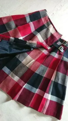 美品★クレストブリッジ★ブルーレーベル★チェック★スカート★36★正規品