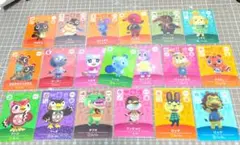 【amiibo】どうぶつの森 キャラクターカード 19枚セット　スピカ、みすず他