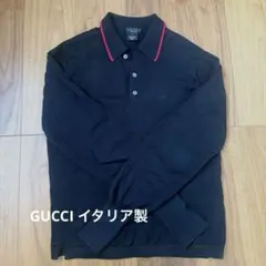 グッチ　GUCCI イタリア製　ポロシャツ　長袖のサムネイル