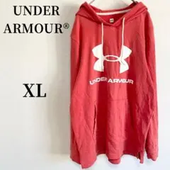 アンダーアーマー フードパーカー オレンジ スポカジ XL