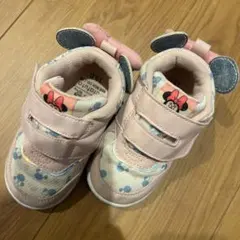 ミニーマウス ベビーシューズ 15.0cm ピンク