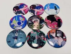 超絵師展　足立レイ　鏡音リン　初音ミク　はるまきごはん　缶バッジ　ニコニコ超会議 超絵師展 足立レイ 鏡音リン 初音ミク はるまきごはん 缶バッジ