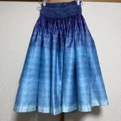 青×水色 パウスカート 65cm 海 波