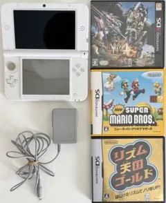 【ジャンク】ニンテンドー3DS LL 本体 ソフト3本付き