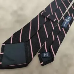 ラルフローレン　レジメンタル　ネクタイ　ブラック　ビンテージ　80s　90s