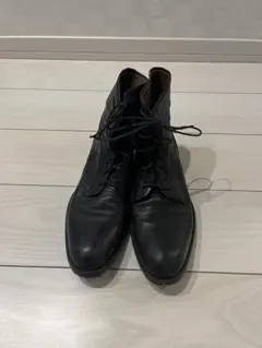 mihara yasuhiro黒 レザー レースアップブーツのサムネイル