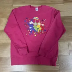 テレタビーズ　トレーナー　大人XL ピンク