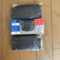 ATSUGI STYLE UP ブラック ストッキング　L-LL 3枚入り
