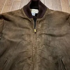 上質ヌバックカウレザー●一点物●2Bヴィンテージスエードジャケット 本革 L スエードジャケット – 古着屋 MUJIN